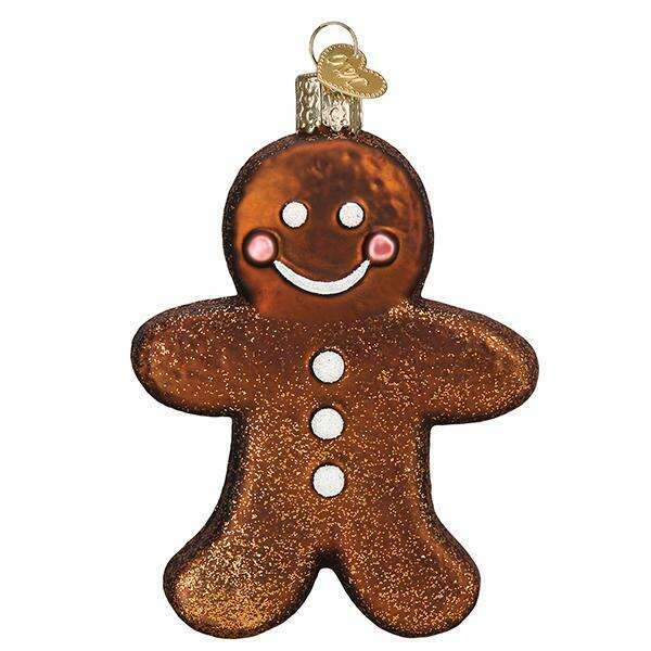 Old World Christmas Ginger Cottages Gingerman Blown Glass Ornament