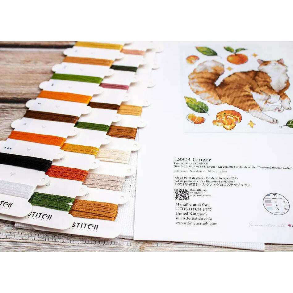 Ginger L8804 Counted Cross Stitch Kit