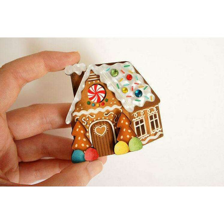 Gingerbread House Brooch by LaliBlue - Quirks!