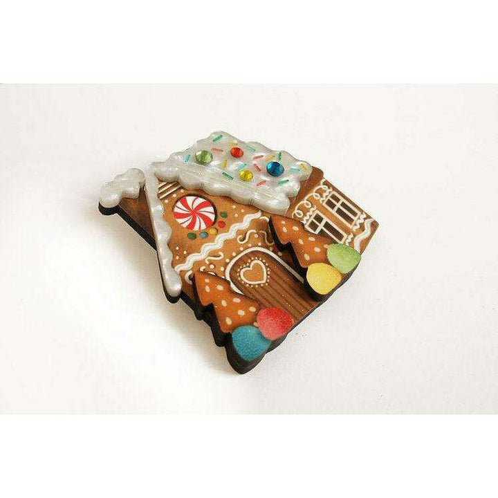 Gingerbread House Brooch by LaliBlue - Quirks!