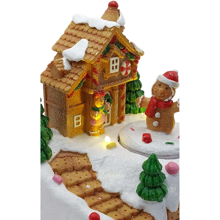 Gingerbread House. Christmas Village Wizardi F07-N1-13-2705A
