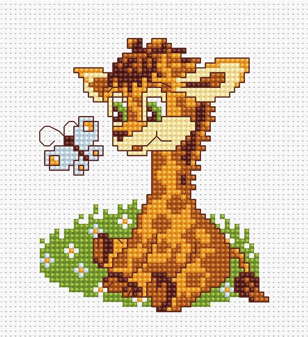 Giraffe B044L Counted Cross-Stitch Kit