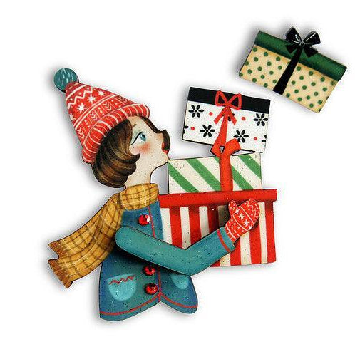 Girl with Gifts Brooch by Laliblue - Quirks!