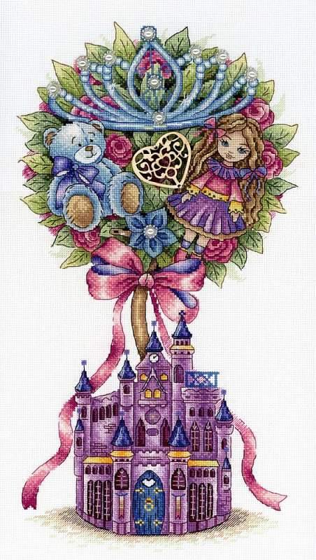 Girls Dream SNV-717 Counted Cross Stitch Kit