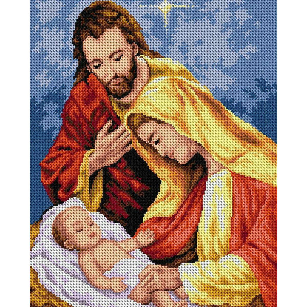 Gobelin canvas for halfstitch without yarn Birth of Christ 2525M