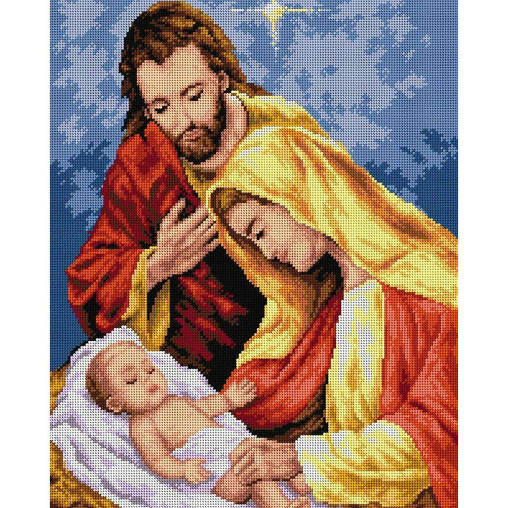 Gobelin canvas for halfstitch without yarn Birth of Christ 2525M