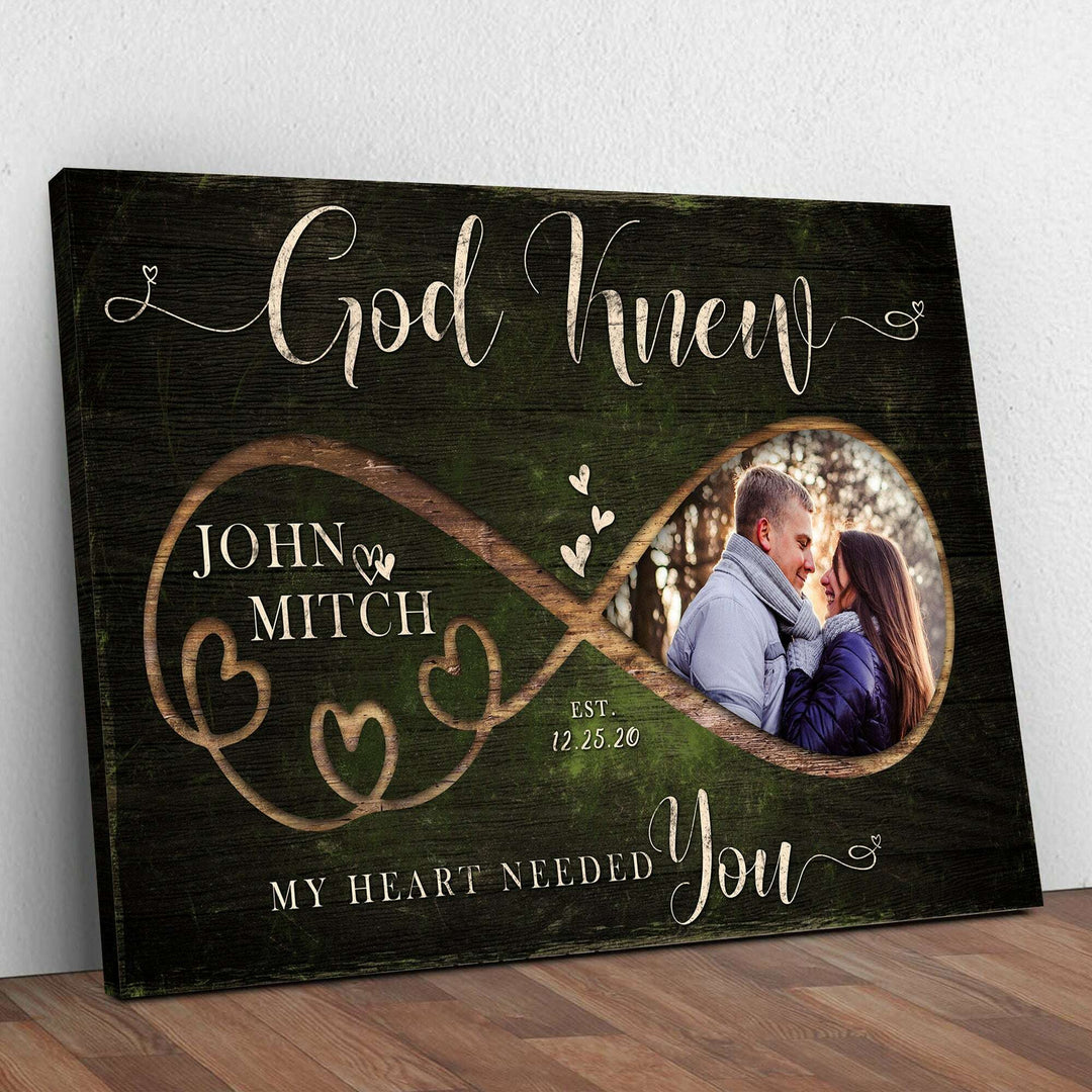 God Knew Couple Sign
