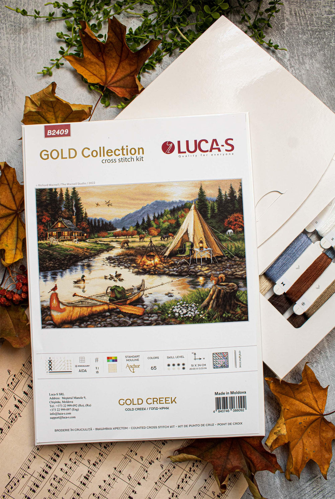 Gold Creek B2409L Counted Cross-Stitch Kit