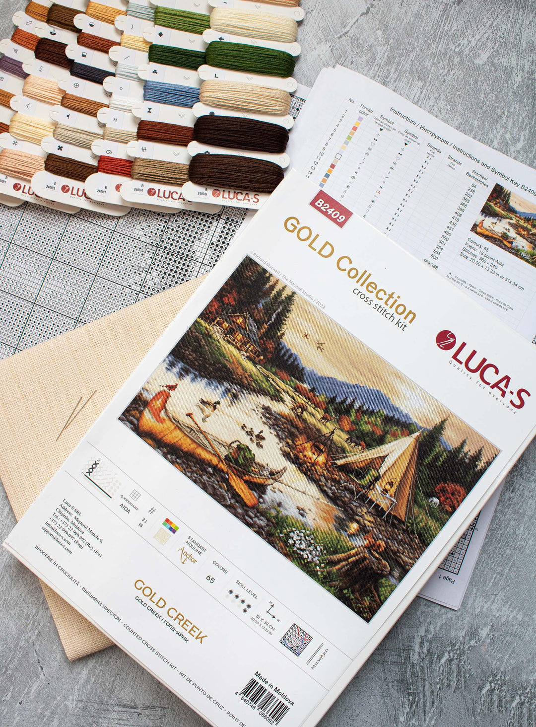 Gold Creek B2409L Counted Cross-Stitch Kit