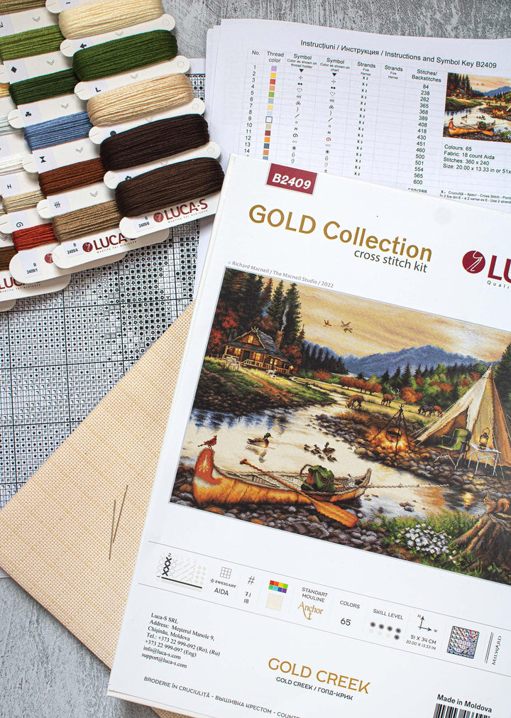 Gold Creek B2409L Counted Cross-Stitch Kit