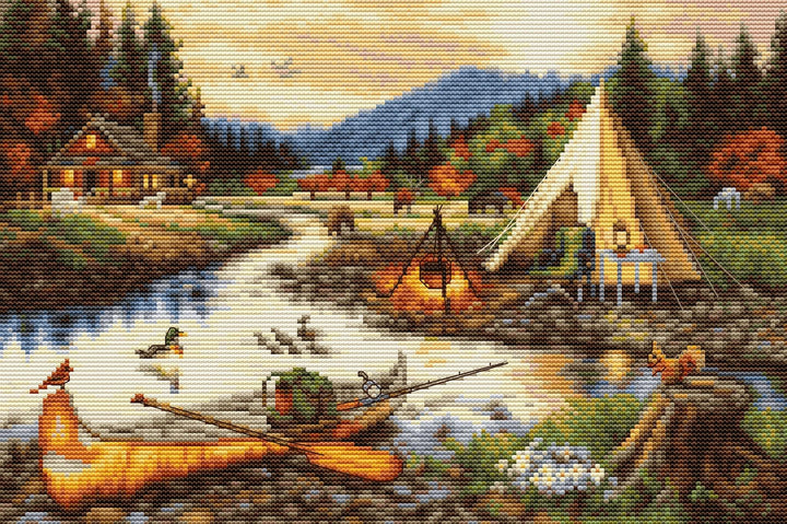 Gold Creek BU5021L Counted Cross-Stitch Kit