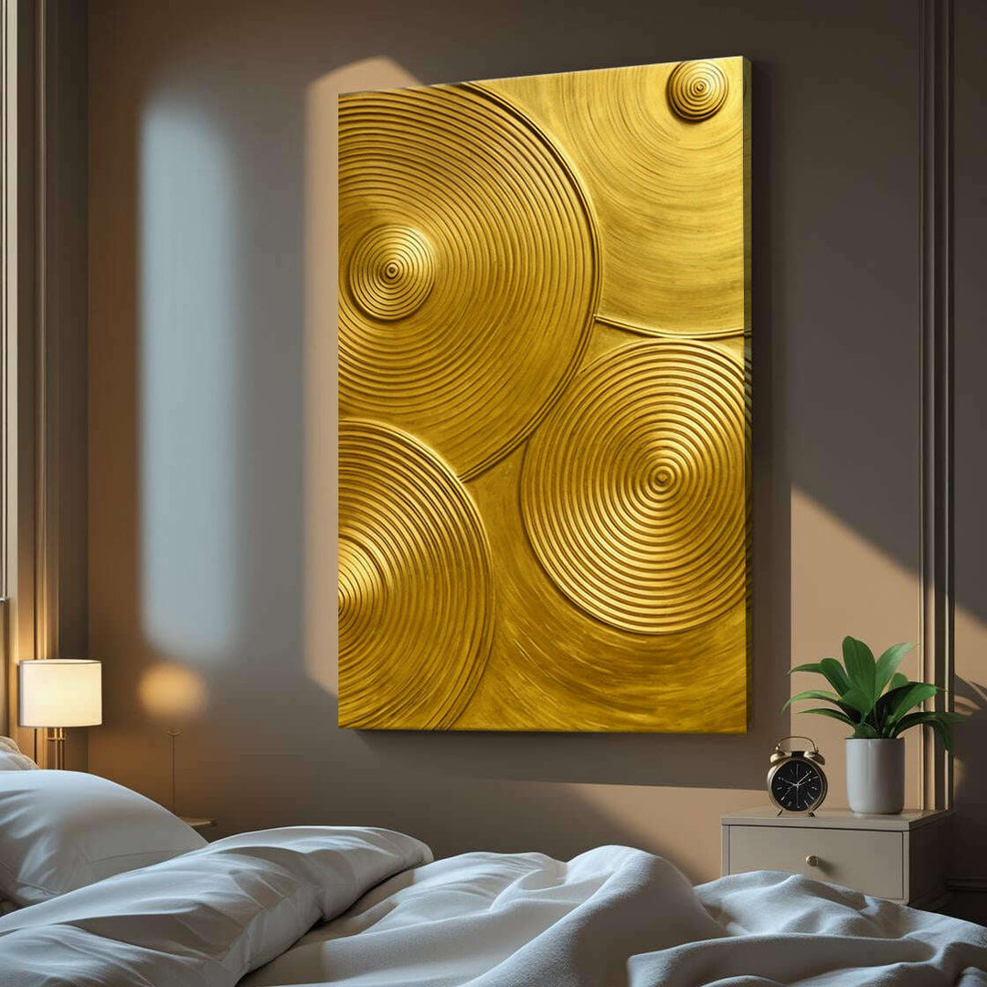 Gold Symphony Wall Art