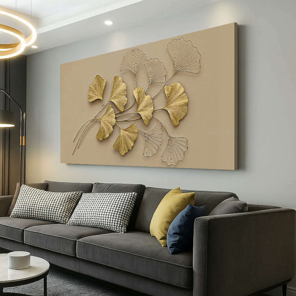 Golden Botanical Wall Art