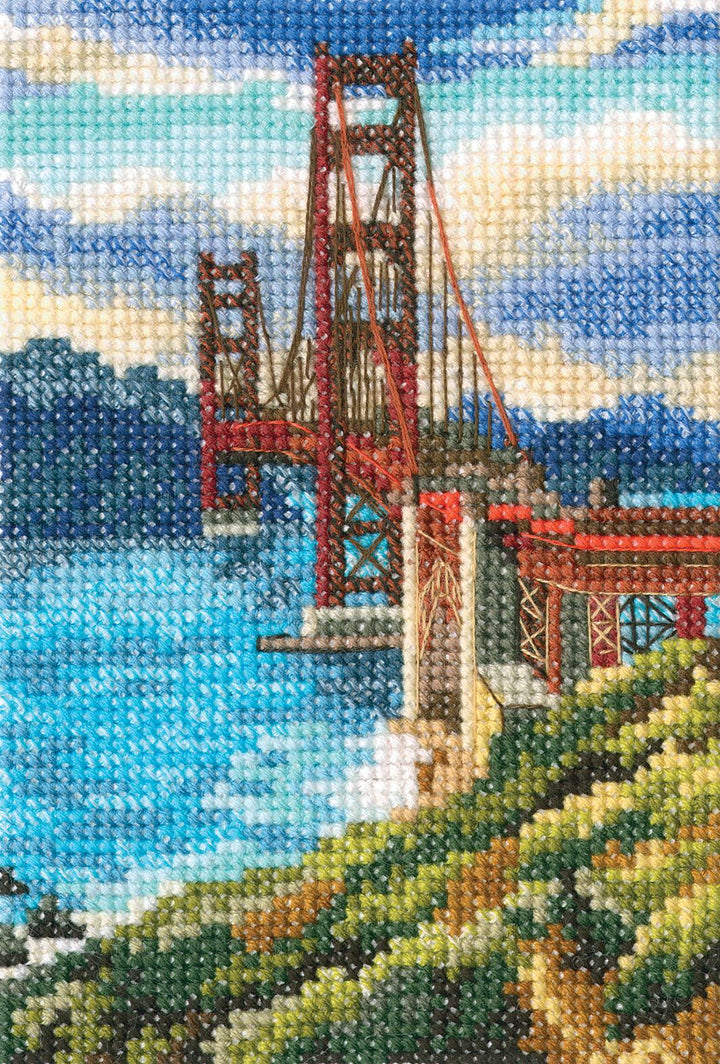 Golden Gate Bridge C302 Counted Cross Stitch Kit