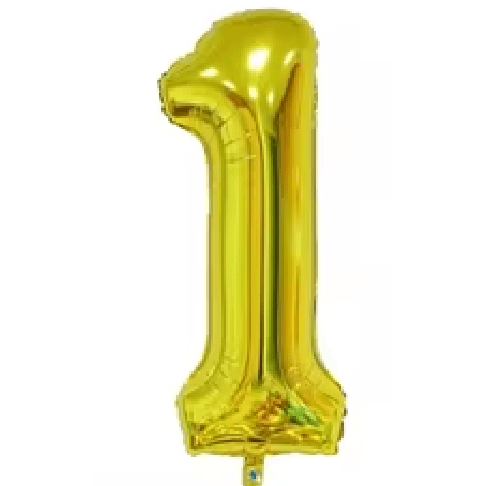 Golden Number Balloon Foil Balloon F07M1-78-1