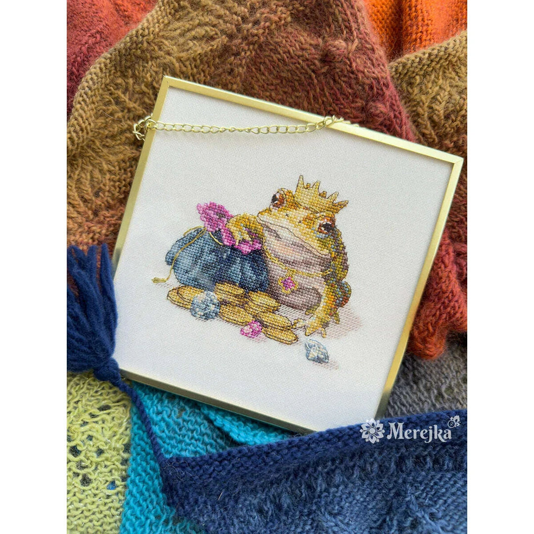 Golden Toad K-280A Counted Cross-Stitch Kit