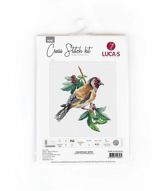 Goldfinch Bird B1197L Counted Cross-Stitch Kit