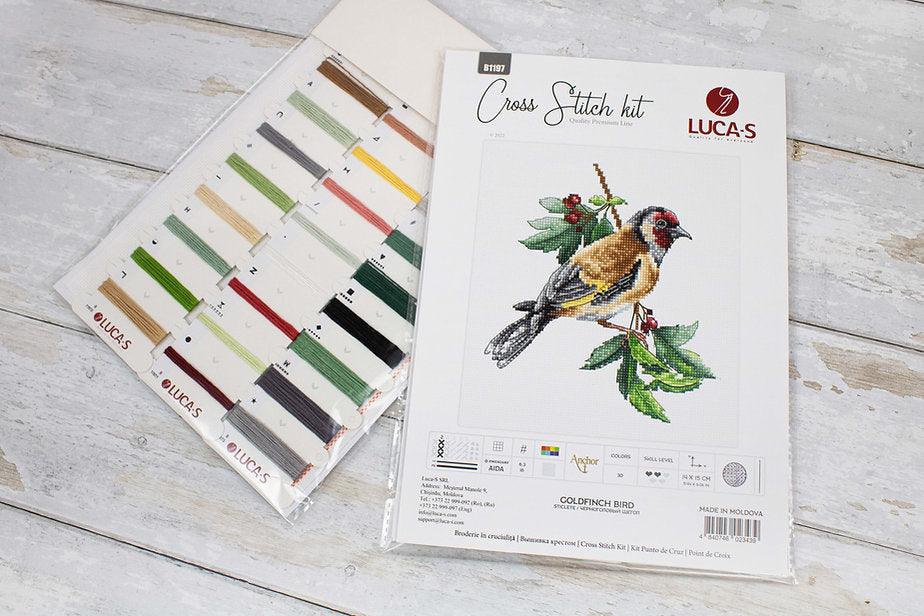 Goldfinch Bird B1197L Counted Cross-Stitch Kit