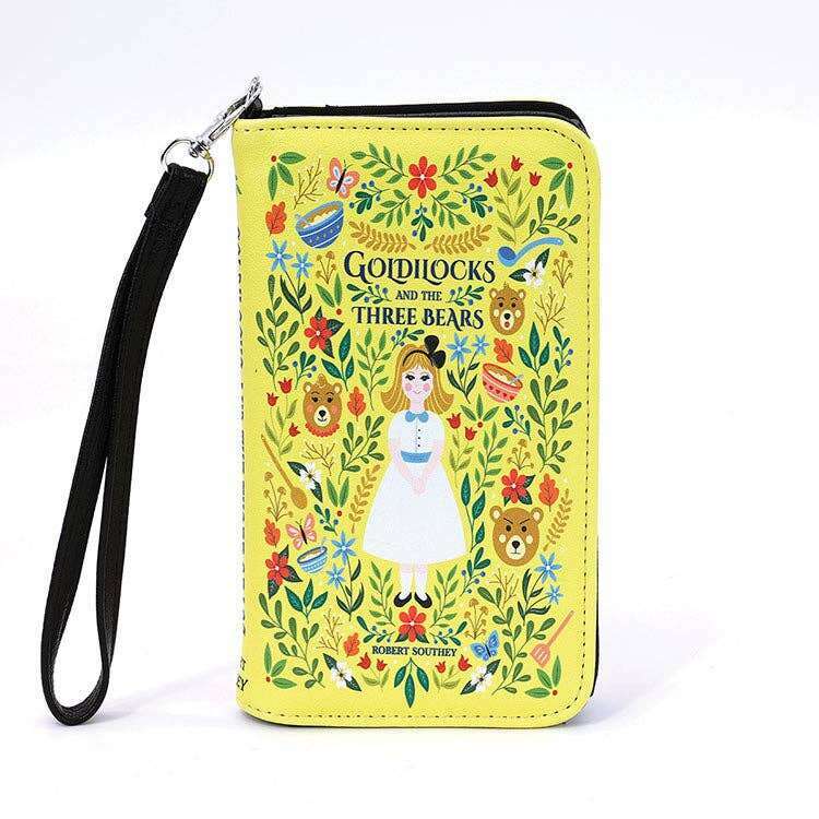 Goldilock and the Three Bears Book Wallet in vinyl