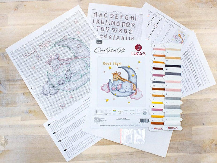 Good night B1192L Counted Cross-Stitch Kit