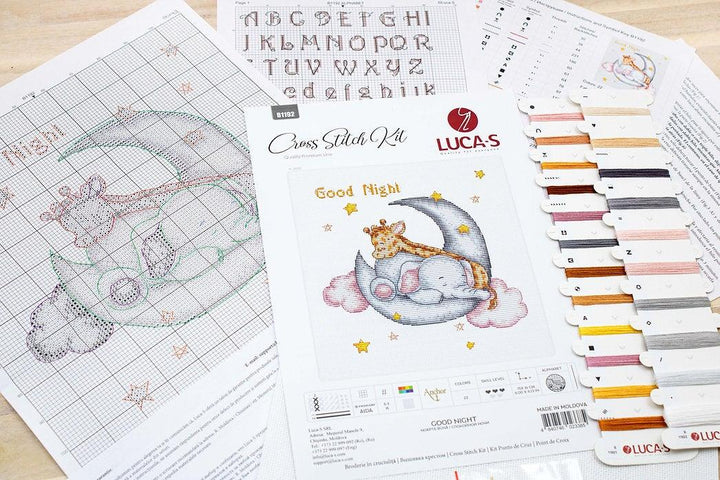 Good night B1192L Counted Cross-Stitch Kit