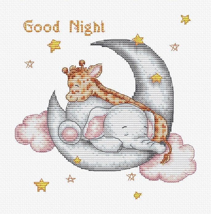 Good night B1192L Counted Cross-Stitch Kit