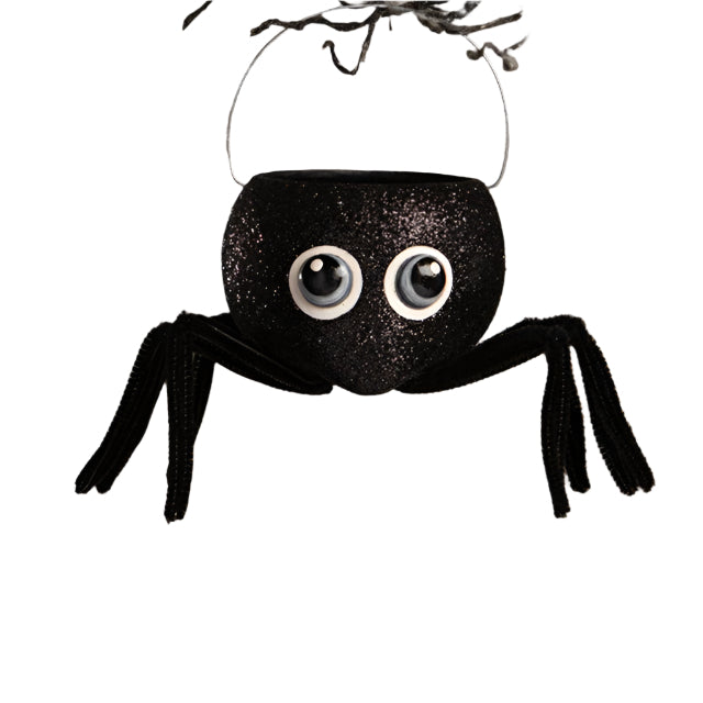 Googlie Eyed Spider Bucket by Bethany Lowe Designs image
