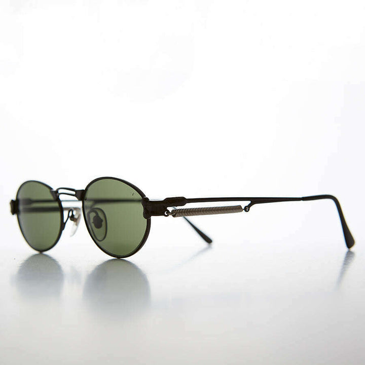 Goth Steampunk Victorian Oval Vintage Sunglass - Maxwell