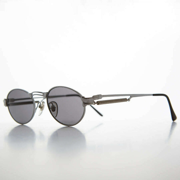 Goth Steampunk Victorian Oval Vintage Sunglass - Maxwell