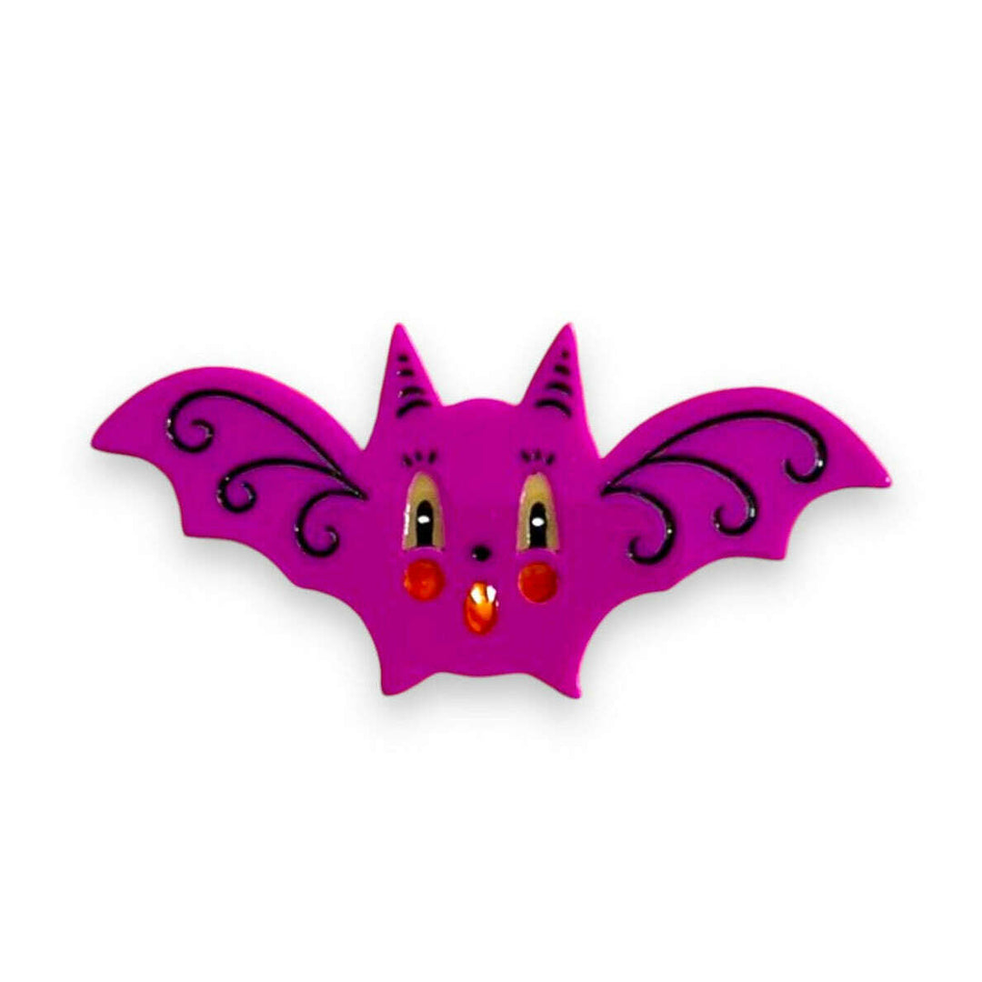 Gothic Glam Bat Scatter Pin PLUM by Johanna Parker x Lipstick & Chrome – view 2