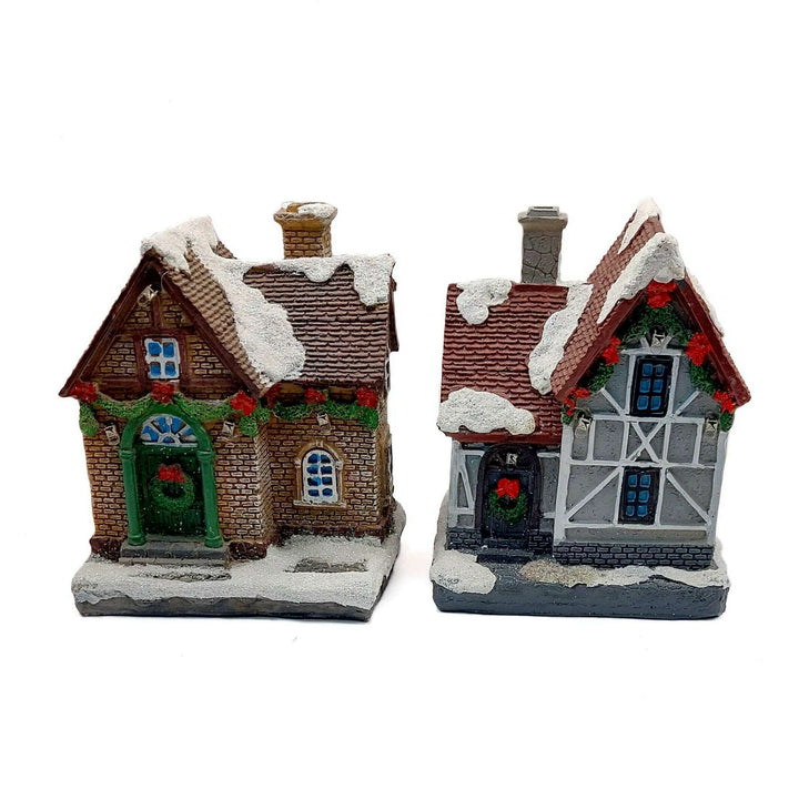Gray House. Christmas Village by Wizardi F07-N1-6-600100A