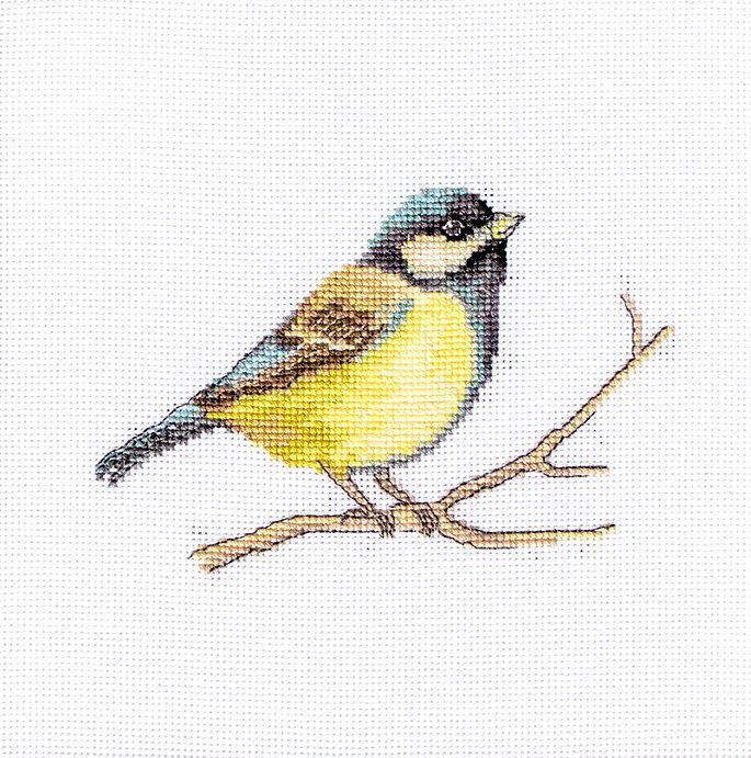 Great tit  B1155L Counted Cross-Stitch Kit