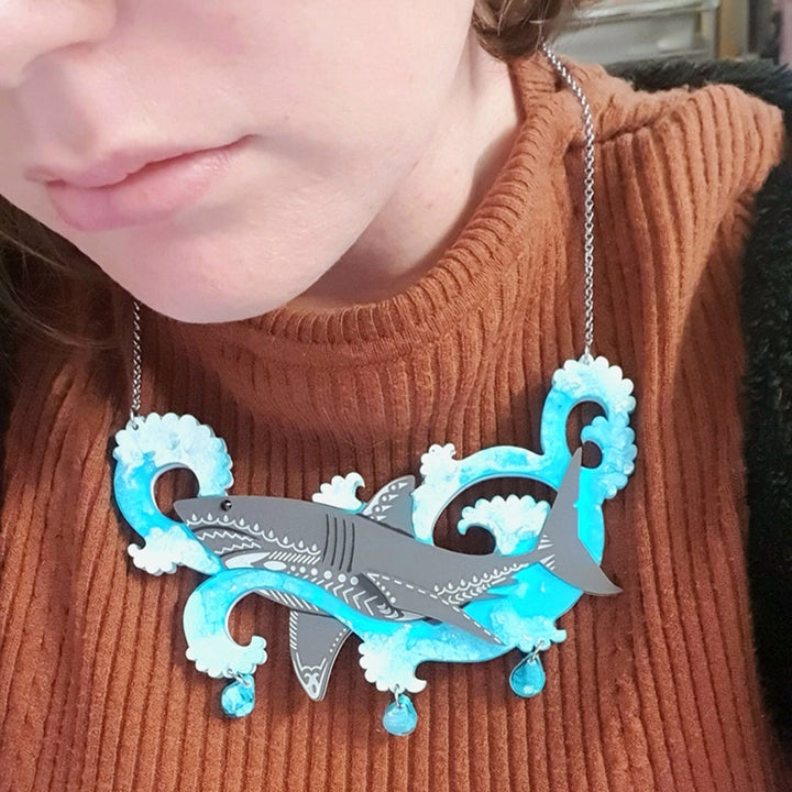 Great White Necklace by Lost Kiwi Designs  4