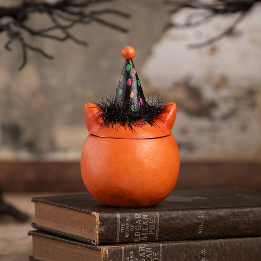 Green Eyed Copper Cat by Bethany Lowe Designs image 1