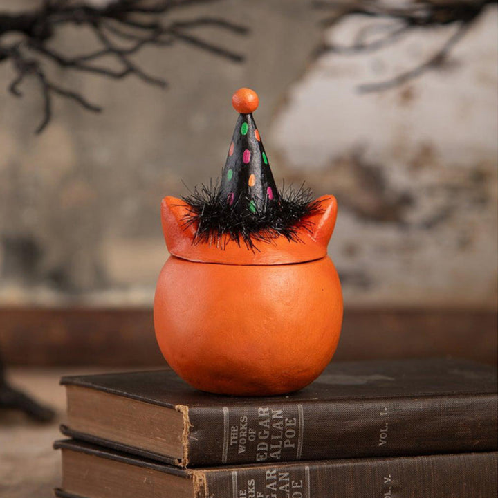 Green Eyed Copper Cat by Bethany Lowe Designs image 1