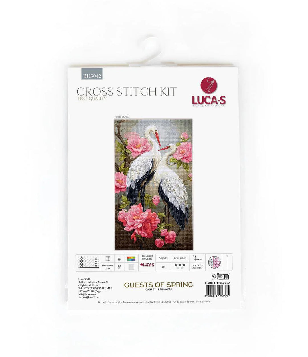 Guests of Spring BU5042L Counted Cross-Stitch Kit