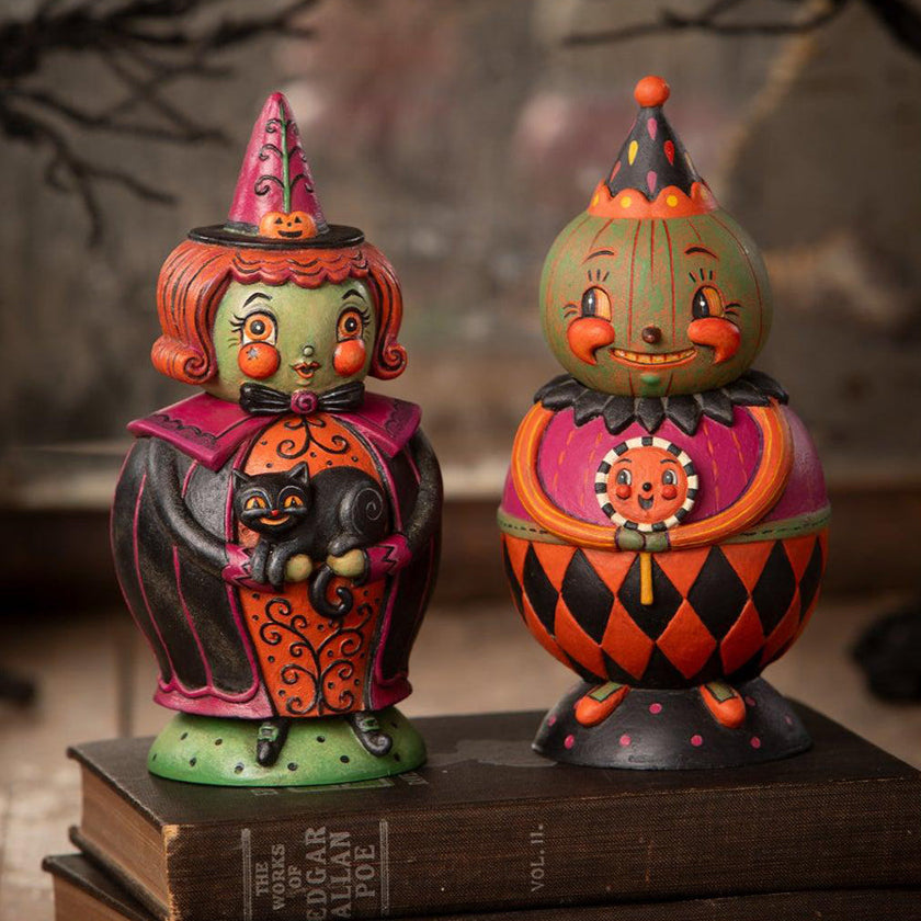 Hagatha and Jack Spooks Jar by Bethany Lowe Designs image 3