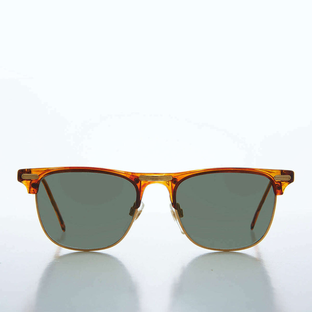 Half Frame Classic 90s Sunglasses - Omar