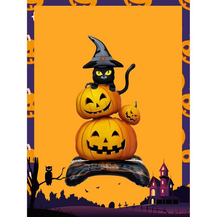 Halloween Black Cat Standing Foil Balloon Decoration F07M1-30