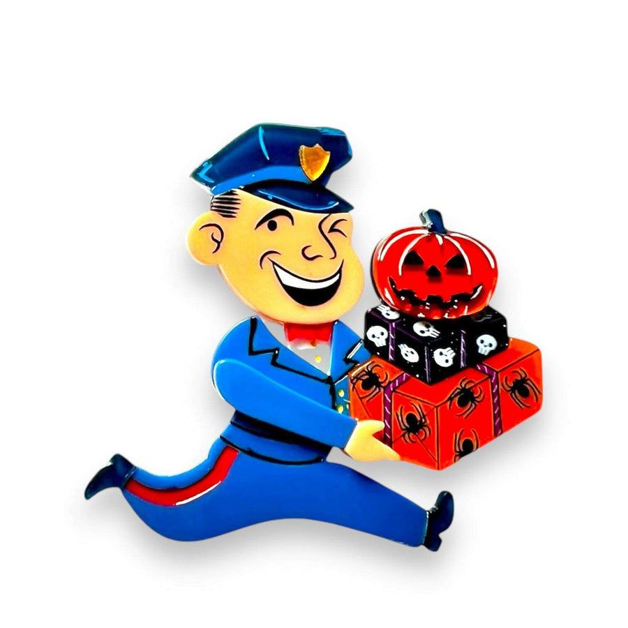 Halloween Happy Mail Brooch by 50's Vintage Dame x Lipstick & Chrome – view 2