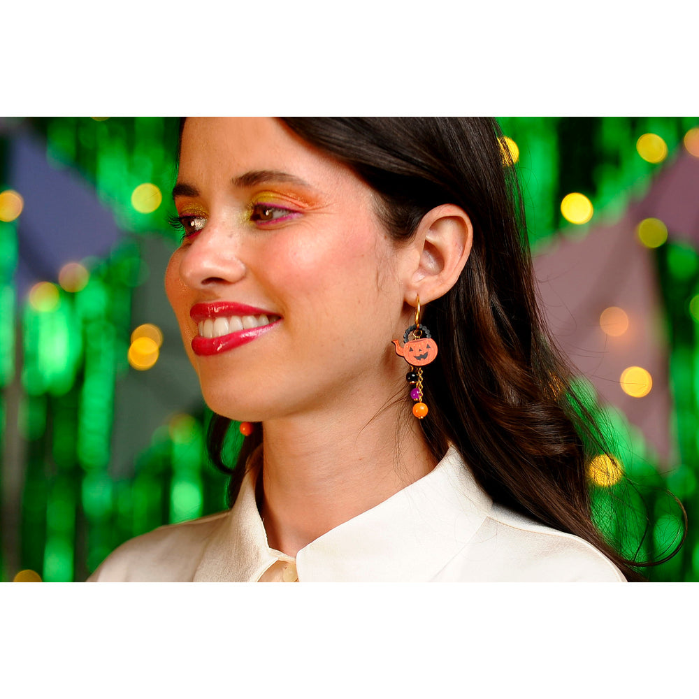 Halloween Tea Set Earrings by Laliblue 3