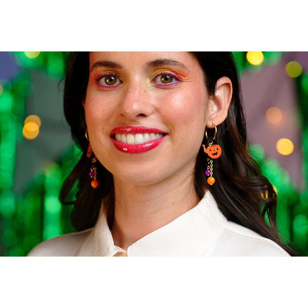 Halloween Tea Set Earrings by Laliblue – view 3