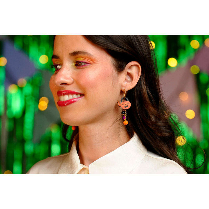 Halloween Tea Set Earrings by Laliblue – view 4