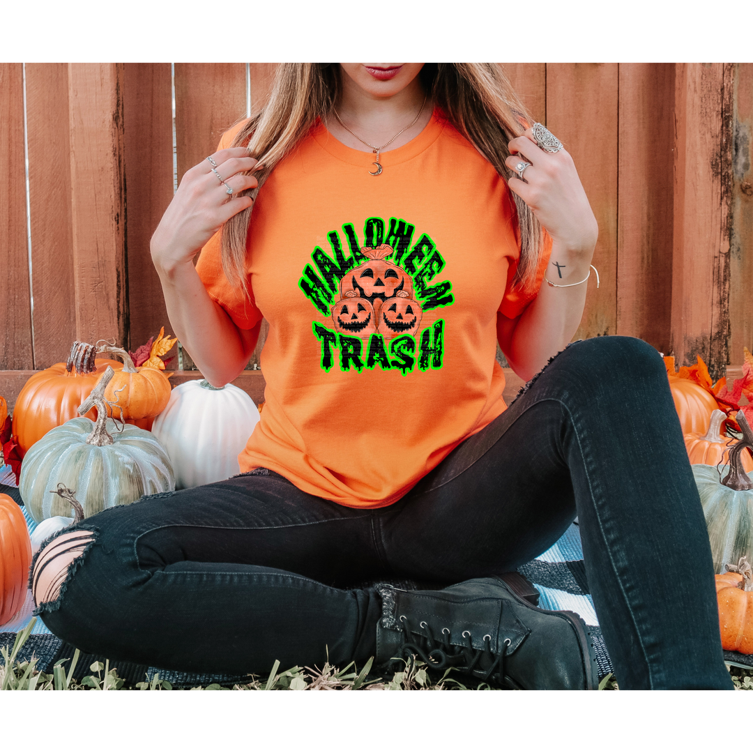 "Halloween Trash" Full Color DTF Tee Shirt