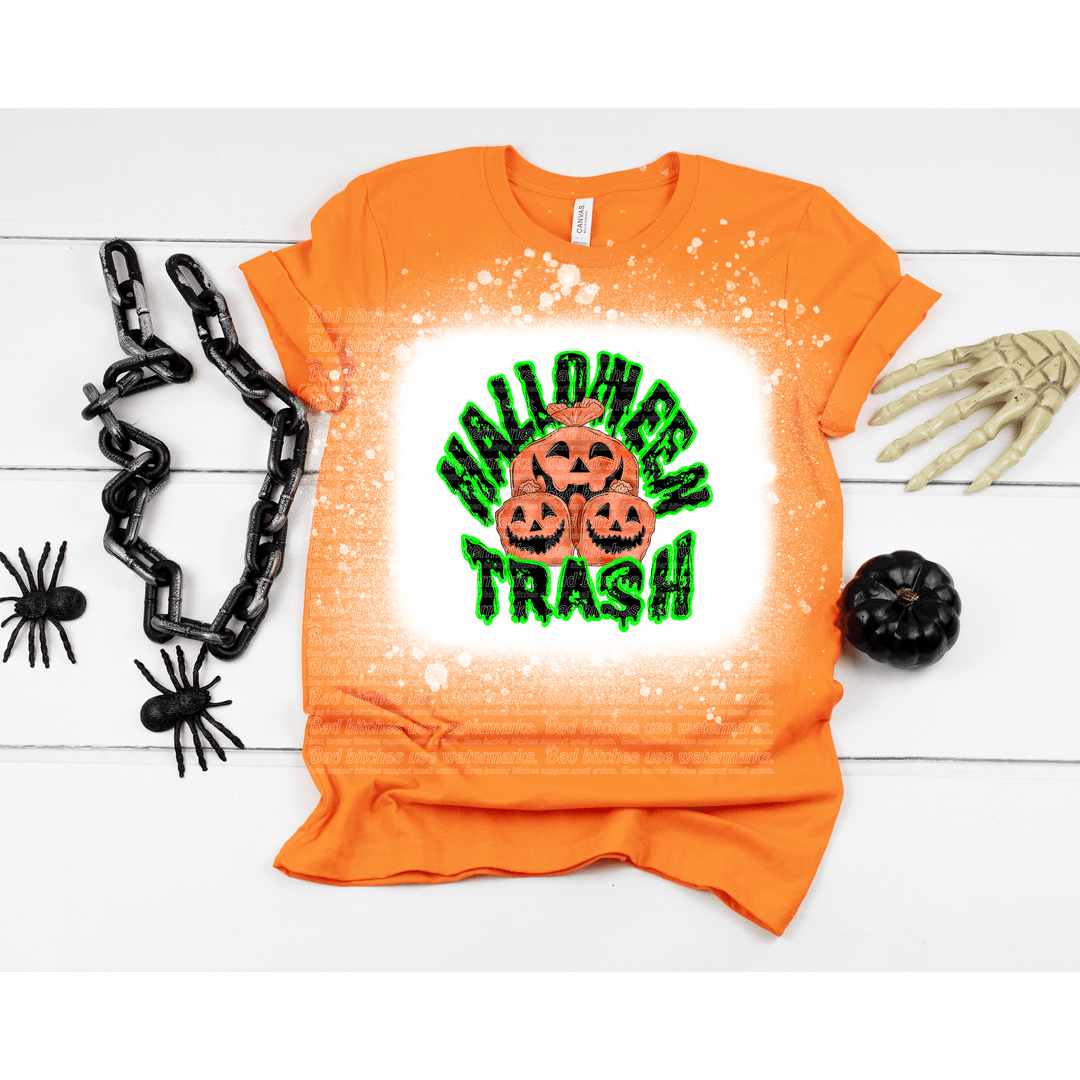 "Halloween Trash" Full Color DTF Tee Shirt