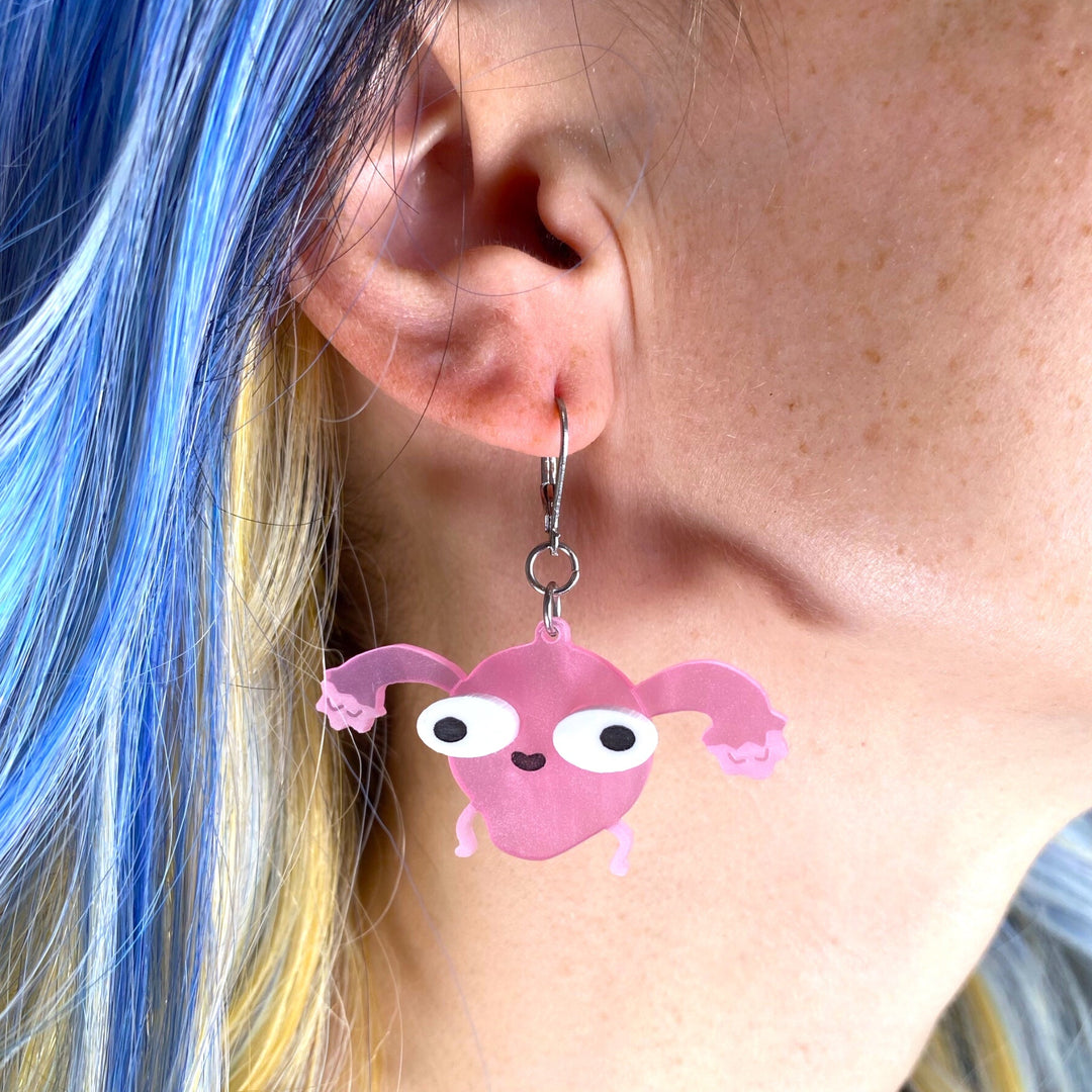 Sarah's Scribbles Uterus Earrings