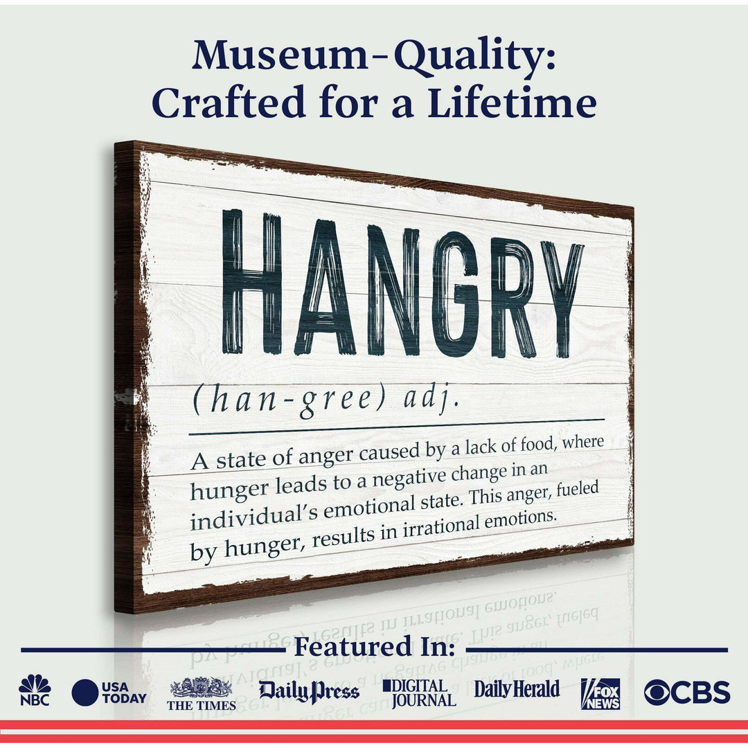 Hangry Kitchen Sign II