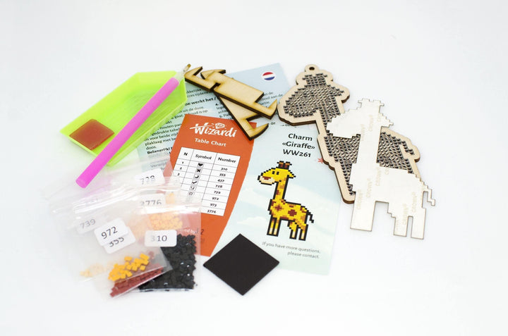 Happy Diamond painting Wood WWP299