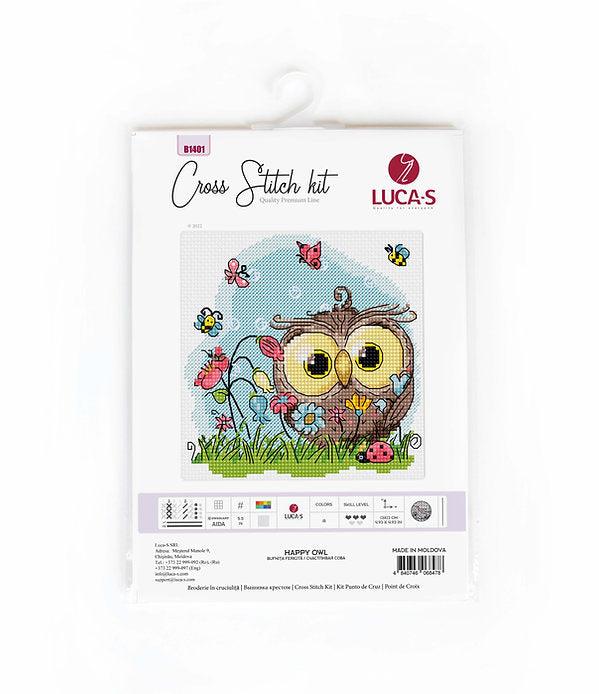 Happy Owl B1401L Counted Cross-Stitch Kit