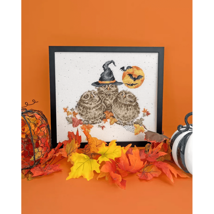 Happy Owl-o-ween XHD145 Counted Cross Stitch Kit